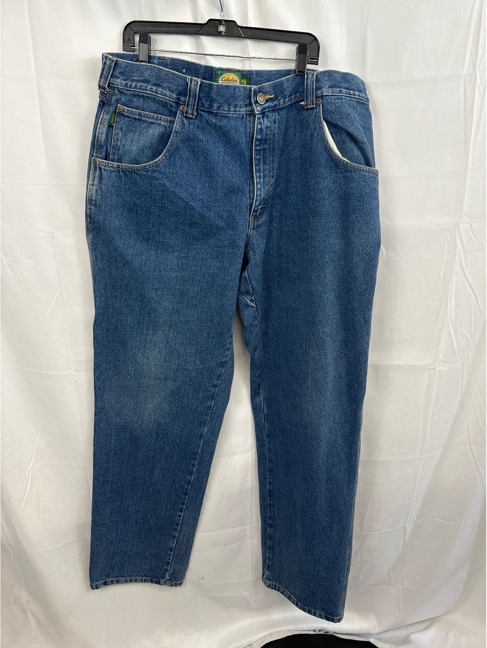 Cabela's Men's Blue Denim Carpenter Jeans Size W42 L36